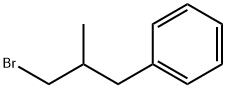 Benzene, (3-bromo-2-methylpropyl)- Structure