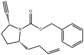 (2R,5R)-Benzyl 2-(But-3-en-1-yl)-5-ethynylpyrrolidine-1-carboxylate