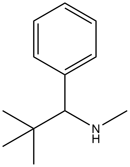 Benzenemethanamine, α-(1,1-dimethylethyl)-N-methyl- Struktur