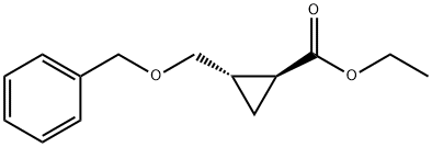 (1S,2S)-2-((苄氧基)甲基)环丙烷-1-羧酸乙酯 结构式