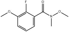 Benzamide, 2-fluoro-N,3-dimethoxy-N-methyl- Structure