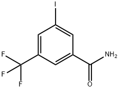 Benzamide, 3-iodo-5-(trifluoromethyl)- Structure