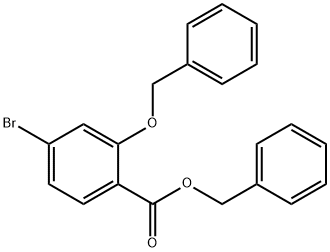 Benzoic acid, 4-bromo-2-(phenylmethoxy)-, phenylmethyl ester