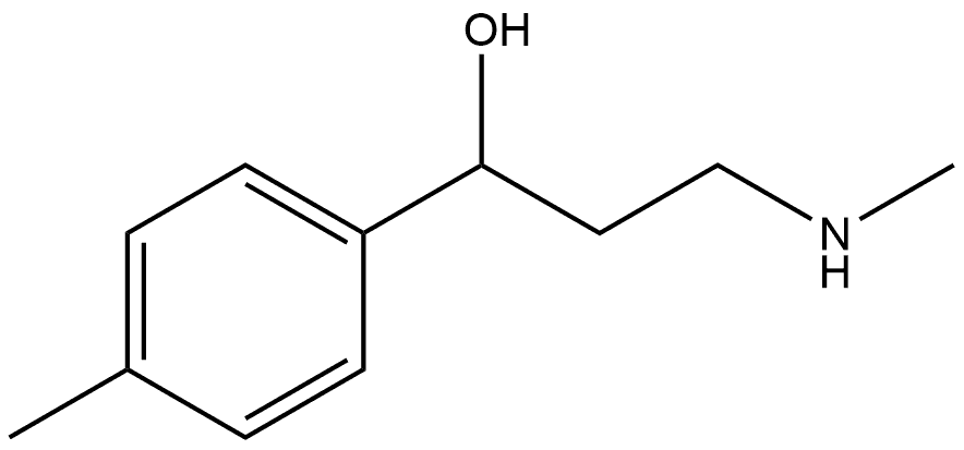 4-Methyl-α-[2-(methylamino)ethyl]benzenemethanol Structure