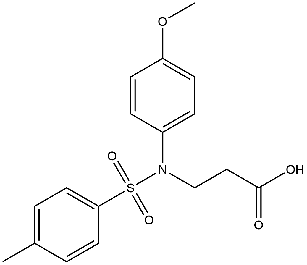 β-Alanine, N-(4-methoxyphenyl)-N-[(4-methylphenyl)sulfonyl]-