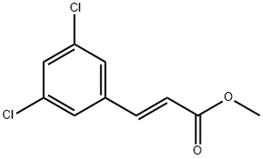 2-Propenoic acid, 3-(3,5-dichlorophenyl)-, methyl ester, (2E)- Struktur