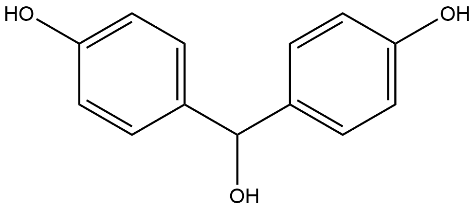 4,4'-(羟基亚甲基)二苯酚,69552-26-7,结构式