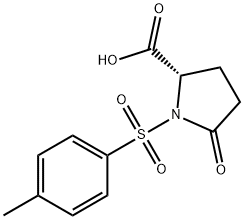 Proline, 1-[(4-methylphenyl)sulfonyl]-5-oxo- Struktur