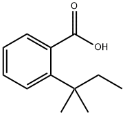 2-(叔戊基)苯甲酸, 69713-44-6, 结构式
