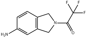 Ethanone, 1-(5-amino-1,3-dihydro-2H-isoindol-2-yl)-2,2,2-trifluoro- 化学構造式