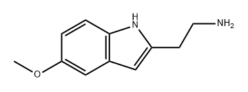 2-(5-甲氧基-2-吲哚基)乙胺,69732-61-2,结构式