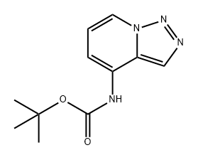 Carbamic acid, [1,2,3]triazolo[1,5-a]pyridin-4-yl-, 1,1-dimethylethyl ester (9CI) 结构式