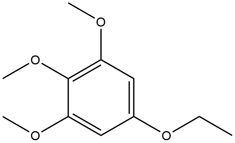 5-Ethoxy-1,2,3-trimethoxybenzene,69832-54-8,结构式