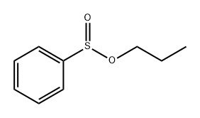 Benzenesulfinic acid, propyl ester Structure