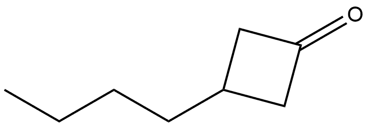 Cyclobutanone, 3-butyl- 化学構造式