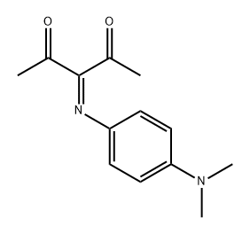 2,4-Pentanedione, 3-[[4-(dimethylamino)phenyl]imino]- Structure