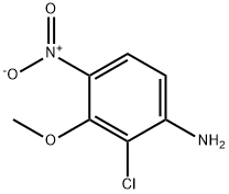 Benzenamine, 2-chloro-3-methoxy-4-nitro-,69951-05-9,结构式