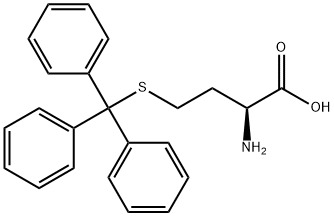 L-Homocysteine, S-(triphenylmethyl)- Struktur