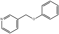 3-(Phenoxymethyl)pyridine 化学構造式