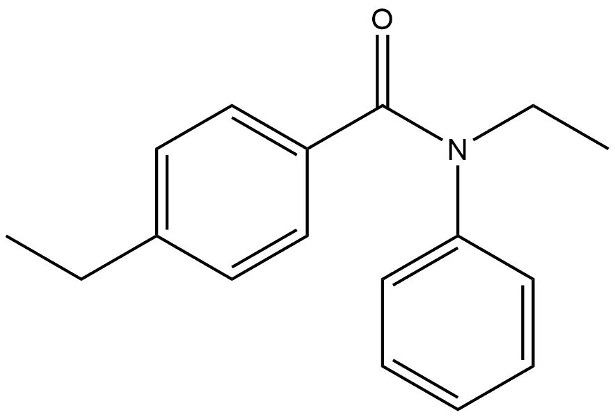 N,4-Diethyl-N-phenylbenzamide Structure