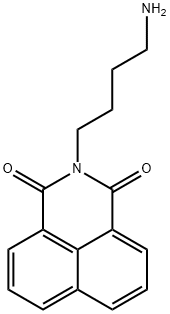 2-(4-aminobutyl)-1H-benzo[de]isoquinoline-1,3(2H)-dione Struktur