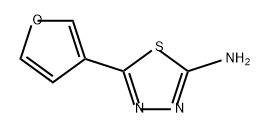 1,3,4-Thiadiazol-2-amine, 5-(3-furanyl)-|2-氨基-5-(3-呋喃基)-1,3,4-噻二唑