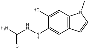 Hydrazinecarboxamide, 2-(6-hydroxy-1-methyl-1H-indol-5-yl)- Struktur