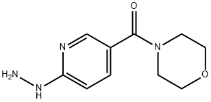 (6-肼基吡啶-3-基)(吗啉)甲酮,700803-90-3,结构式