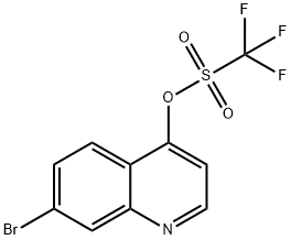 Methanesulfonic acid, 1,1,1-trifluoro-, 7-bromo-4-quinolinyl ester