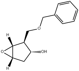 6-Oxabicyclo[3.1.0]hexan-3-ol, 2-[(phenylmethoxy)methyl]-, (1R,2S,3R,5S)- Structure