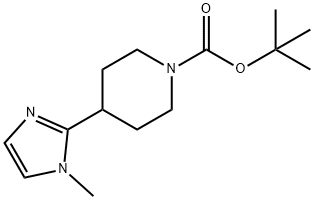 1-Piperidinecarboxylic acid, 4-(1-methyl-1H-imidazol-2-yl)-, 1,1-dimethylethyl ester|