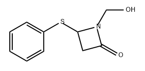 2-Azetidinone, 1-(hydroxymethyl)-4-(phenylthio)-