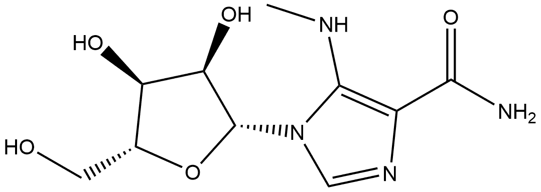 1H-Imidazole-4-carboxamide, 5-(methylamino)-1-β-D-ribofuranosyl-