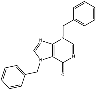 3,7-Dibenzyl-3H-purin-6(7H)-one Struktur