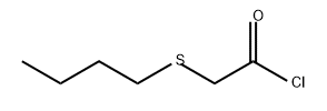 Acetyl chloride, 2-(butylthio)- Struktur