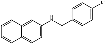 2-Naphthalenamine, N-[(4-bromophenyl)methyl]- 结构式