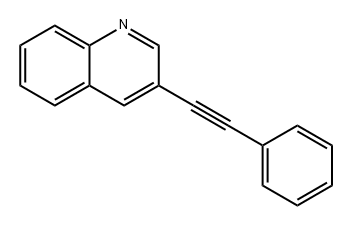 Quinoline, 3-(2-phenylethynyl)-