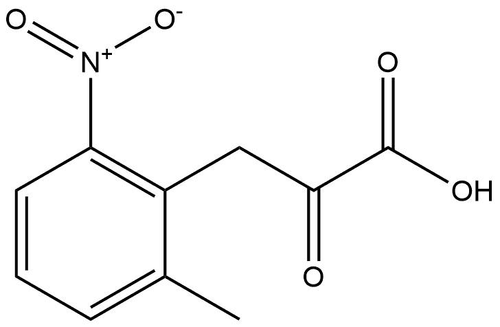 Benzenepropanoic acid, 2-methyl-6-nitro-α-oxo-