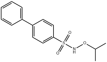 [1,1'-Biphenyl]-4-sulfonamide, N-(1-methylethoxy)- Structure