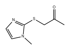 2-Propanone, 1-[(1-methyl-1H-imidazol-2-yl)thio]- 结构式