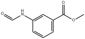 Benzoic acid, 3-(formylamino)-, methyl ester Structure