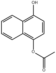 1,4-Naphthalenediol, 1-acetate 化学構造式