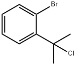 Benzene, 1-bromo-2-(1-chloro-1-methylethyl)- 化学構造式
