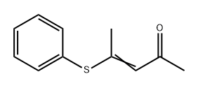 3-Penten-2-one, 4-(phenylthio)- Struktur