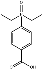 Benzoic acid, 4-(diethylphosphinyl)- Struktur