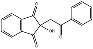 2-Hydroxy-2-(2-oxo-2-phenylethyl)-2,3-dihydro-1H-indene-1,3-dione,70780-36-8,结构式