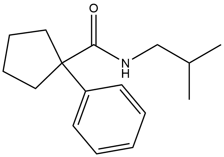 N-(2-Methylpropyl)-1-phenylcyclopentanecarboxamide|