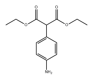PROPANEDIOIC ACID, 2-(4-AMINOPHENYL)-, 1,3-DIETHYL ESTER, 70875-69-3, 结构式