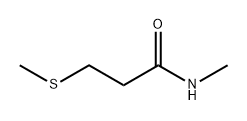 N-甲基-3-(甲基硫烷基)丙酰胺,70961-62-5,结构式