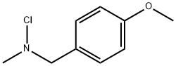 Benzenemethanamine, N-chloro-4-methoxy-N-methyl- Structure